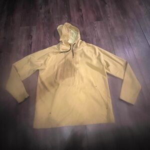 Yellow Hooded Sweatshirt